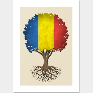 Tree of Life with Romanian Flag Posters and Art